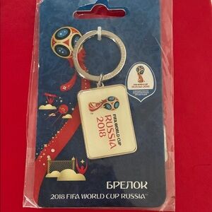FIFA World Cup Russia 2018 Keyring - White/Silver